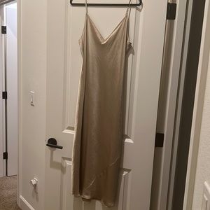 Wildfred Satin Midi Slip Dress